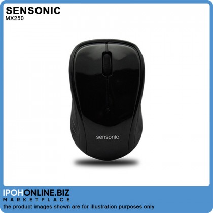 Sensonic MX250 2.4GHz Wireless Cordless Optical Mouse FOC Battery Sensonic MX250 2.4GHz Wireless Cordless Optical Mouse FOC Battery